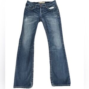 BKE Denim Jeans Sabrina Mid Rise Bootcut Women’s 28x31.5 Medium Wash Stretch